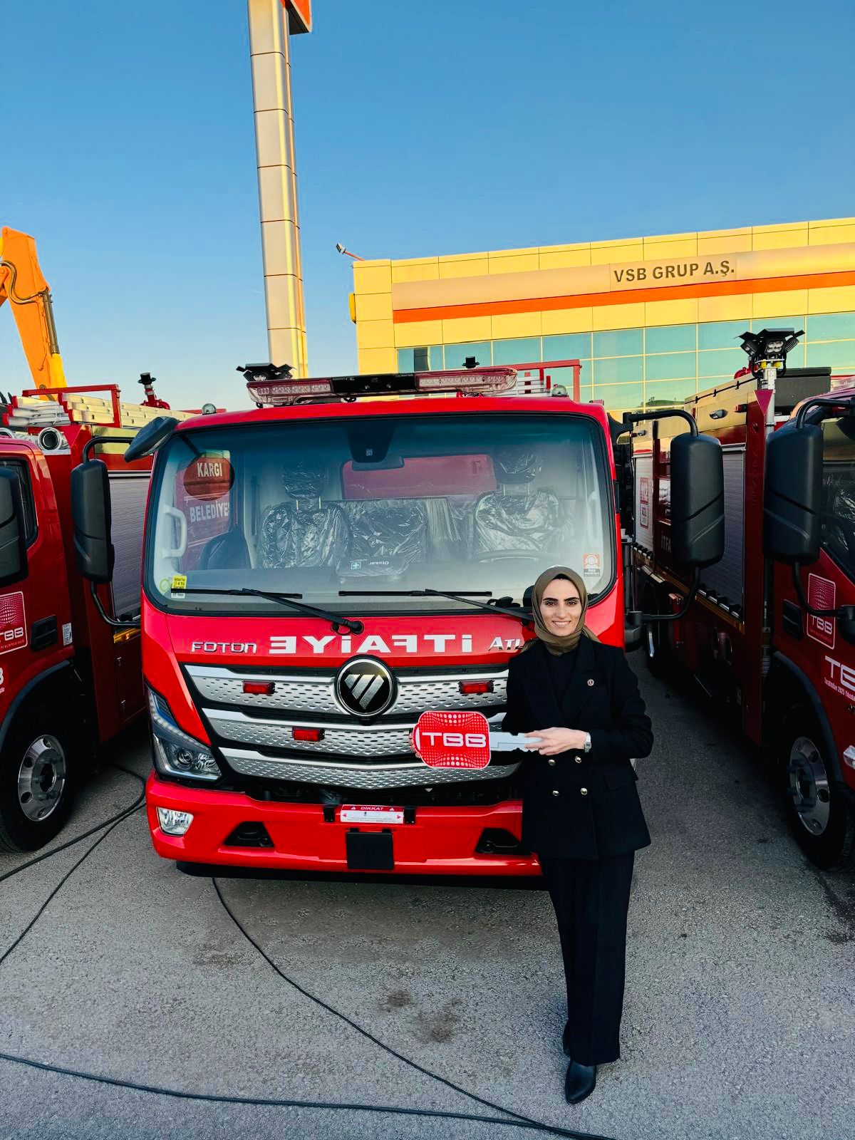 Yeni İtfaiye Aracımız İlçemize Hayırlı Olsun
